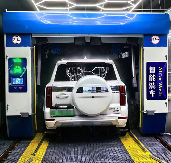 新疆单位安装日森无人值守自动洗车机