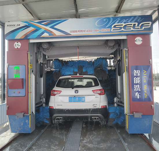 新疆加油站安装日森24小时无人值守洗车机