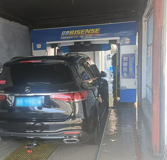 山东加油站安装日森无人值守扫码洗车机