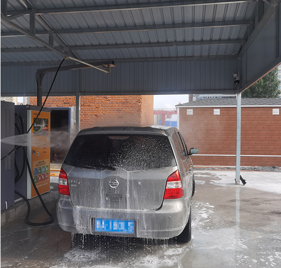 山东济南安装日森小神龙自助洗车机